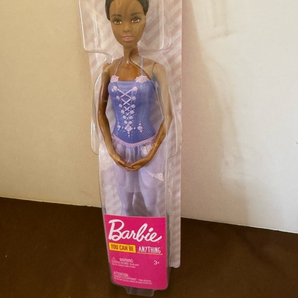 Barbie African American Ballerina You Can Be Anything Doll with Purple Leotard